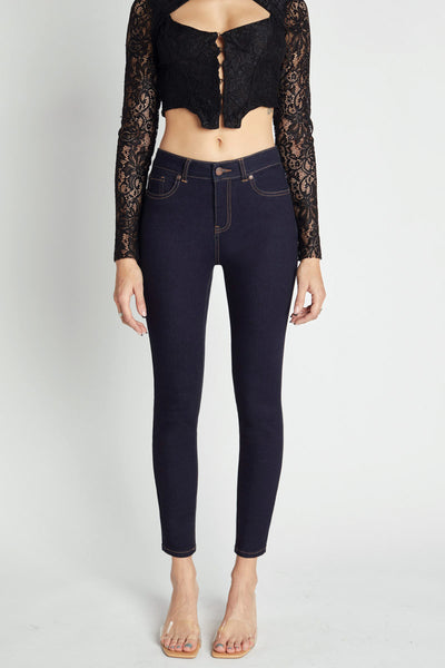 High Rise Classic Ankle Skinny
