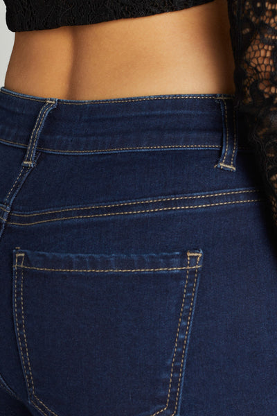 Pantalón pitillo clásico de tiro alto