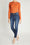 High Rise Double Waist Band Push Up Ankle Skinny
