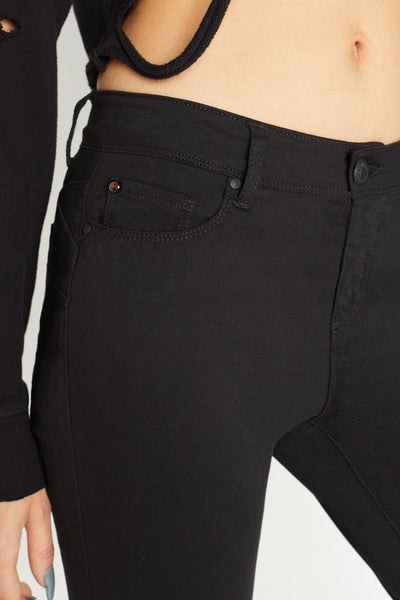 Classic Stretch Cotton Twill Push Up Skinny Jeans