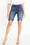 Super High Rise Bermuda Shorts with Frayed Hem